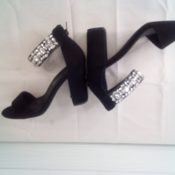 Black Rhinestone sandals - Picture 5 of 10
